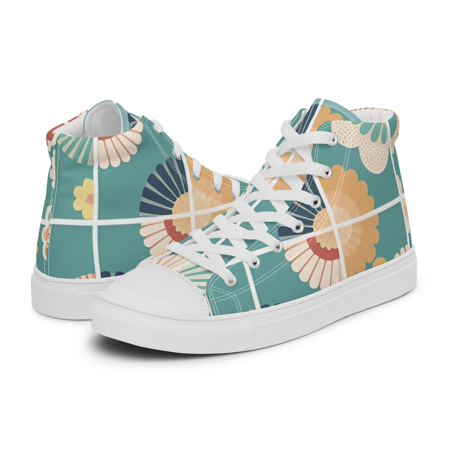 Men’s high top canvas shoes