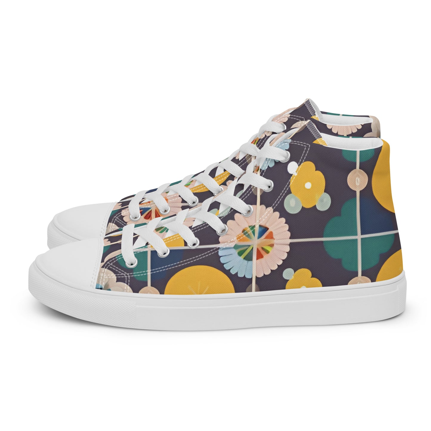 Men’s high top canvas shoes