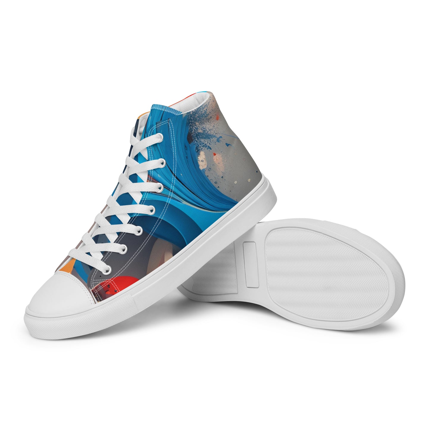 Men’s high top canvas shoes