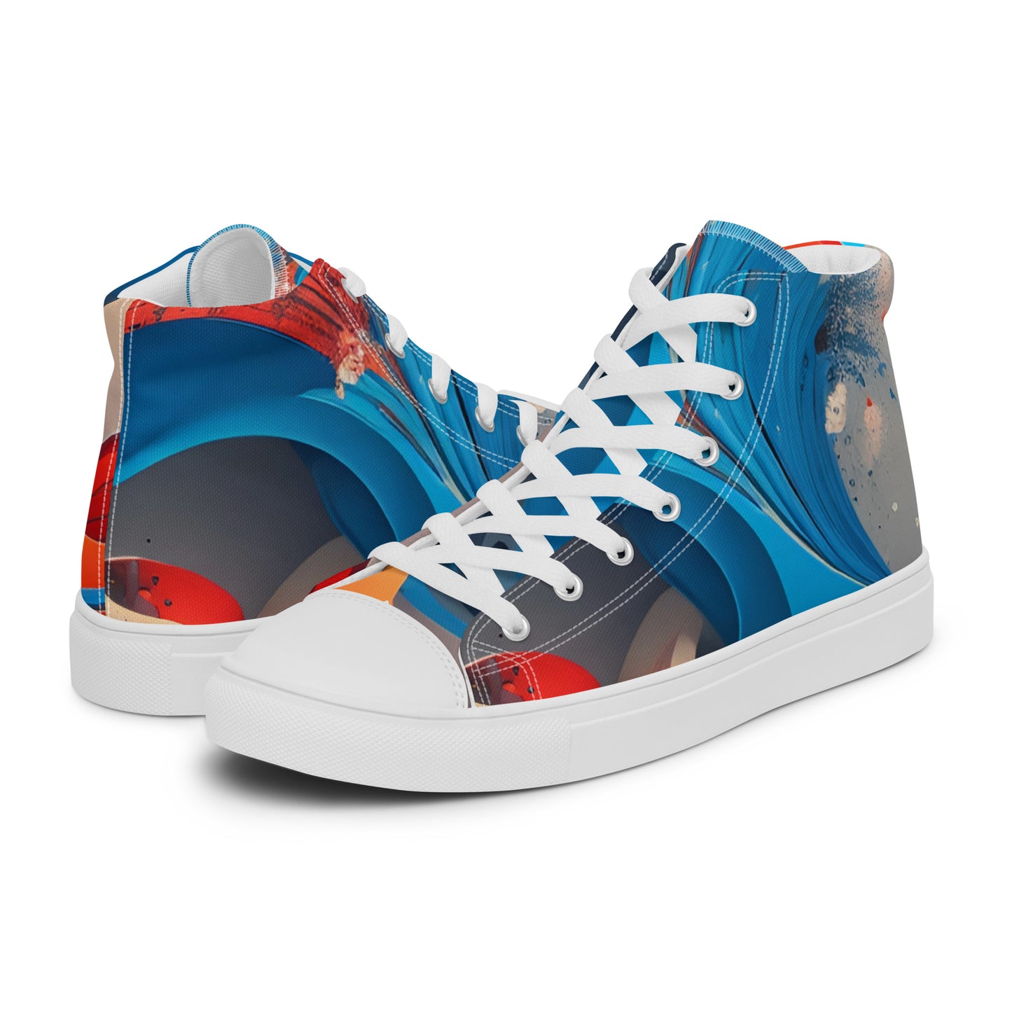 Men’s high top canvas shoes