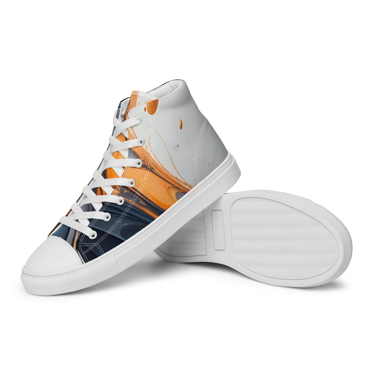 Men’s high top canvas shoes