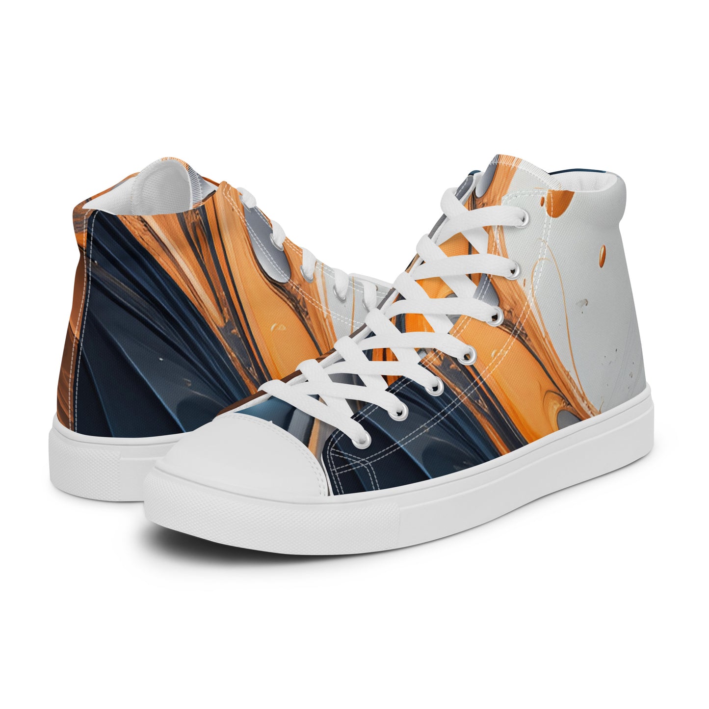 Men’s high top canvas shoes