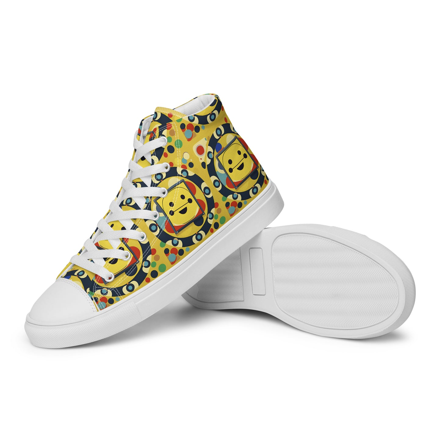 Men’s high top canvas shoes