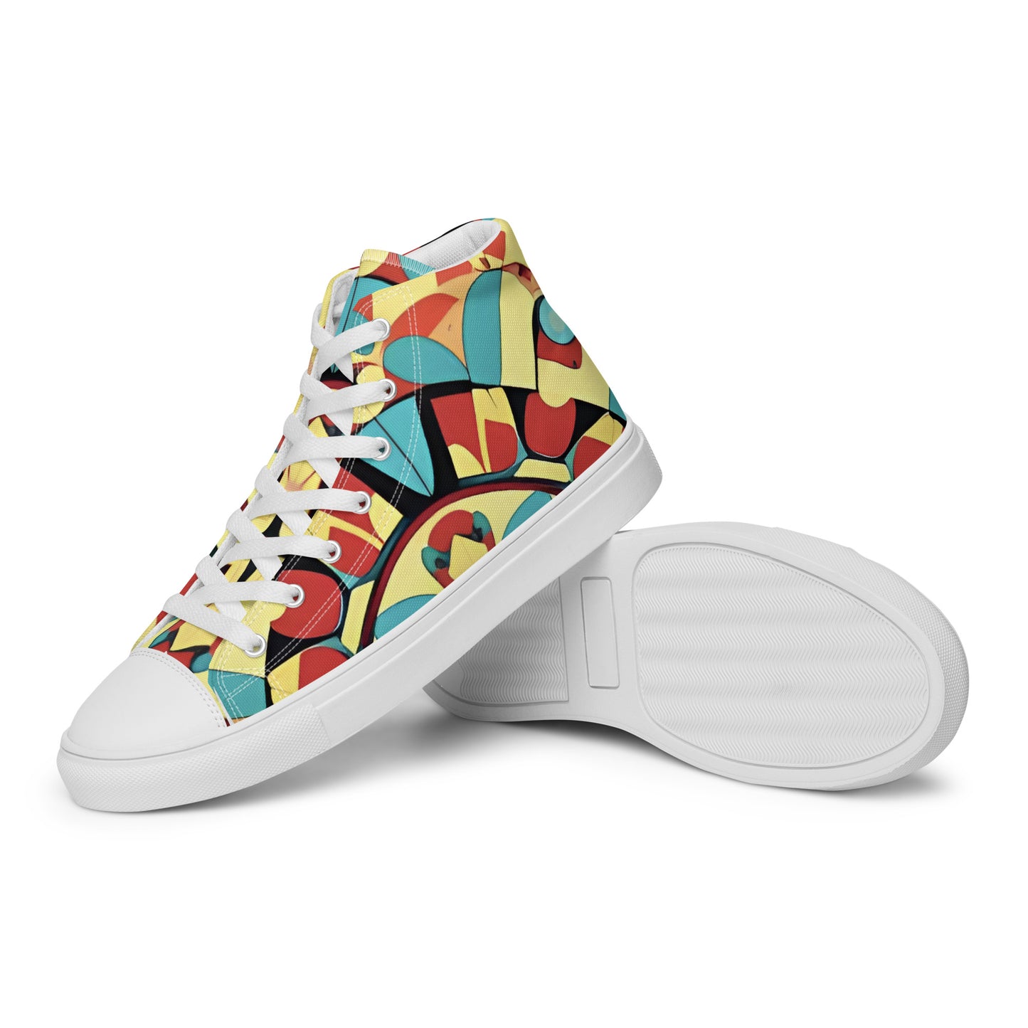 Men’s high top canvas shoes