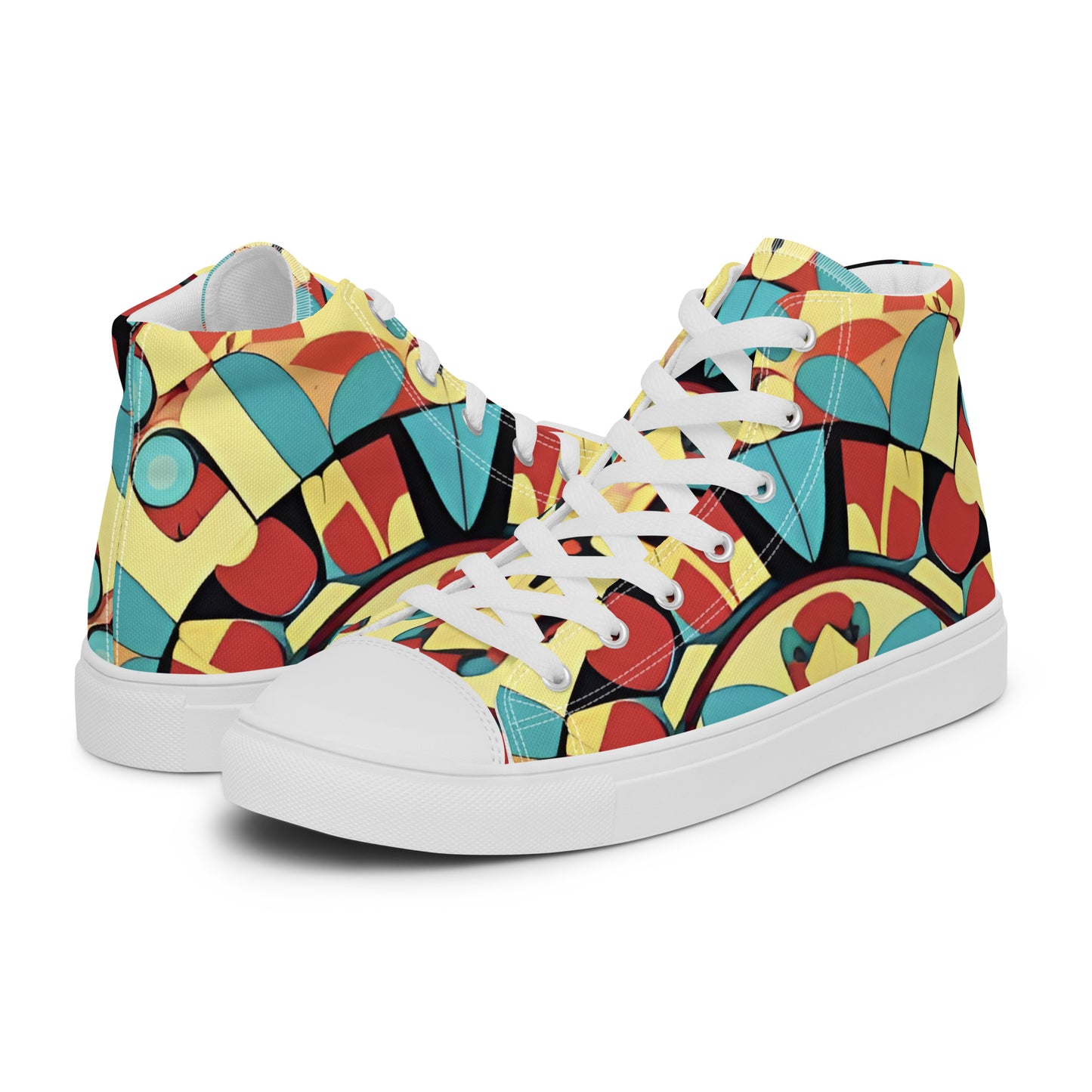 Men’s high top canvas shoes