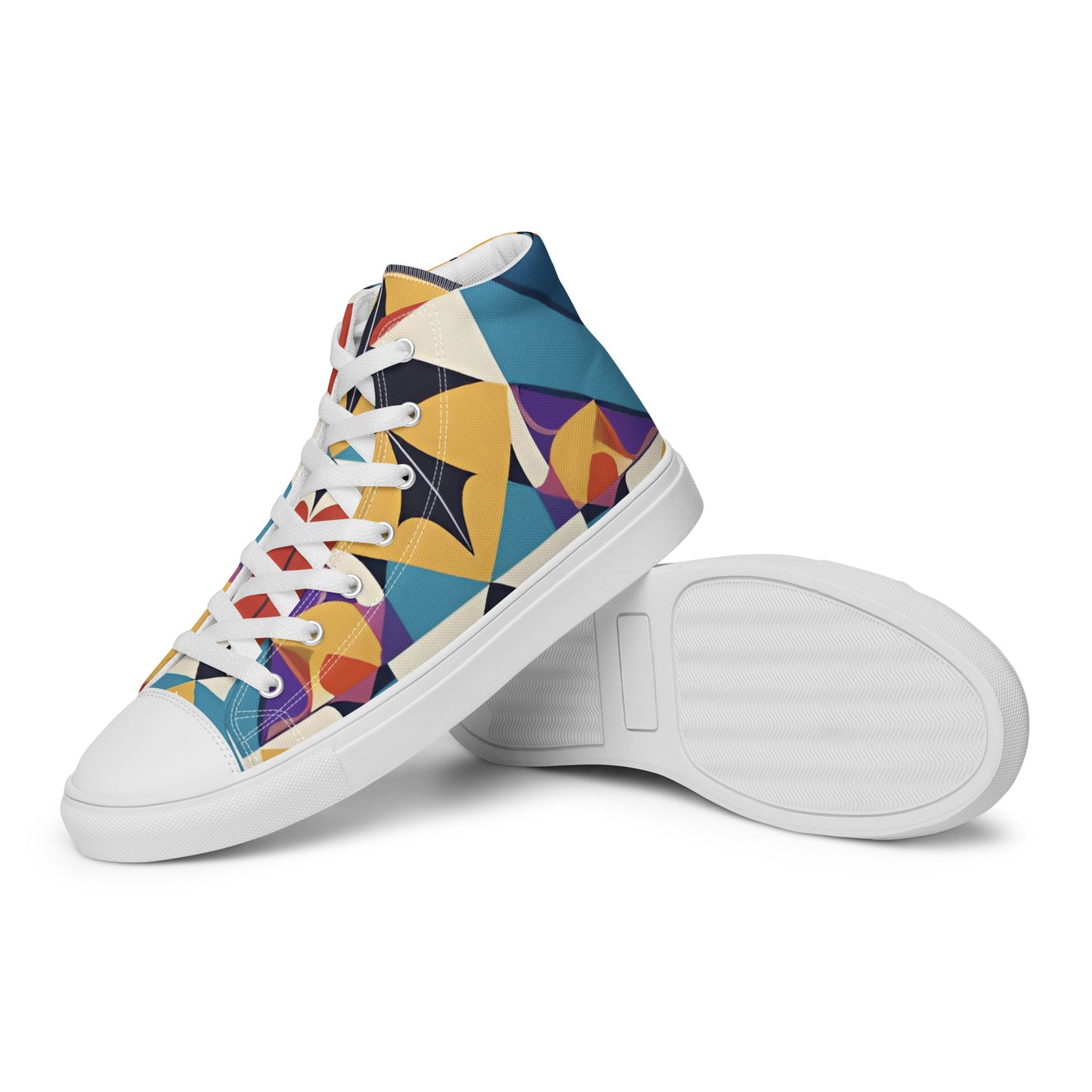 Men’s high top canvas shoes