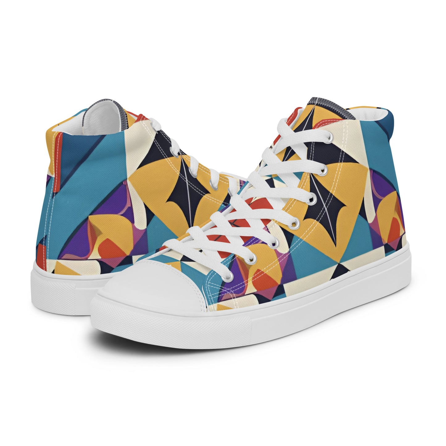 Men’s high top canvas shoes