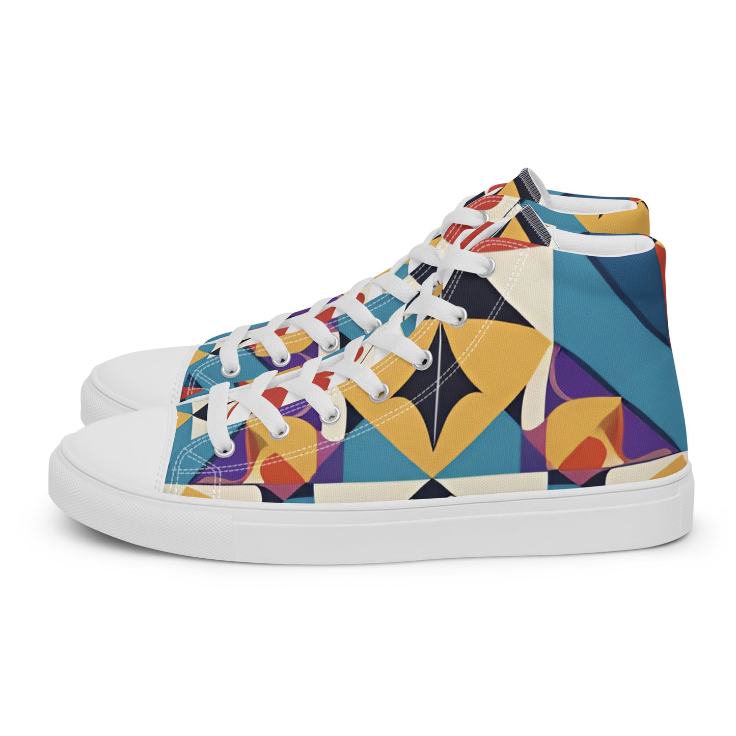 Men’s high top canvas shoes