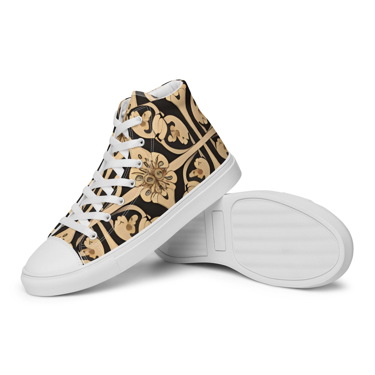 Men’s high top canvas shoes