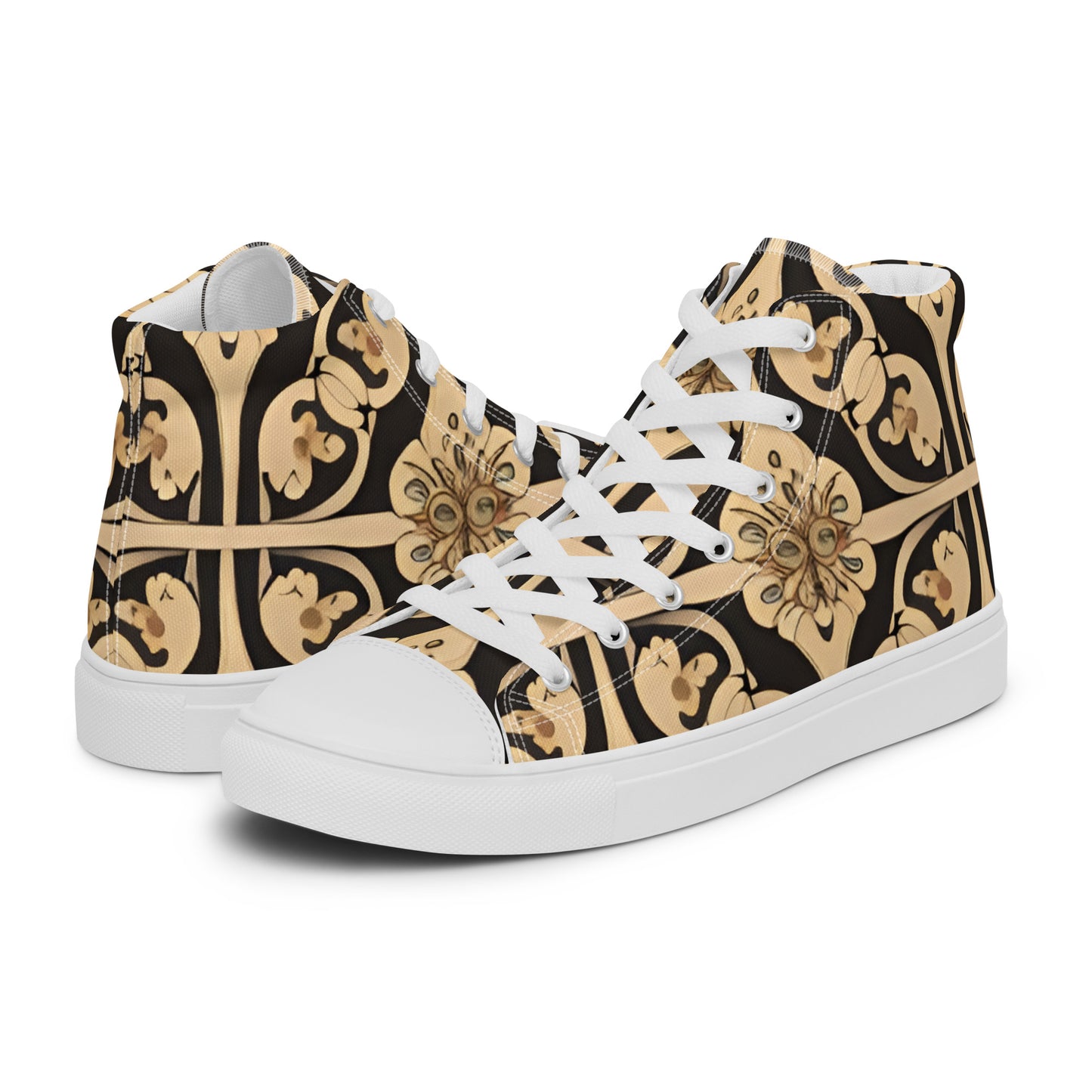 Men’s high top canvas shoes