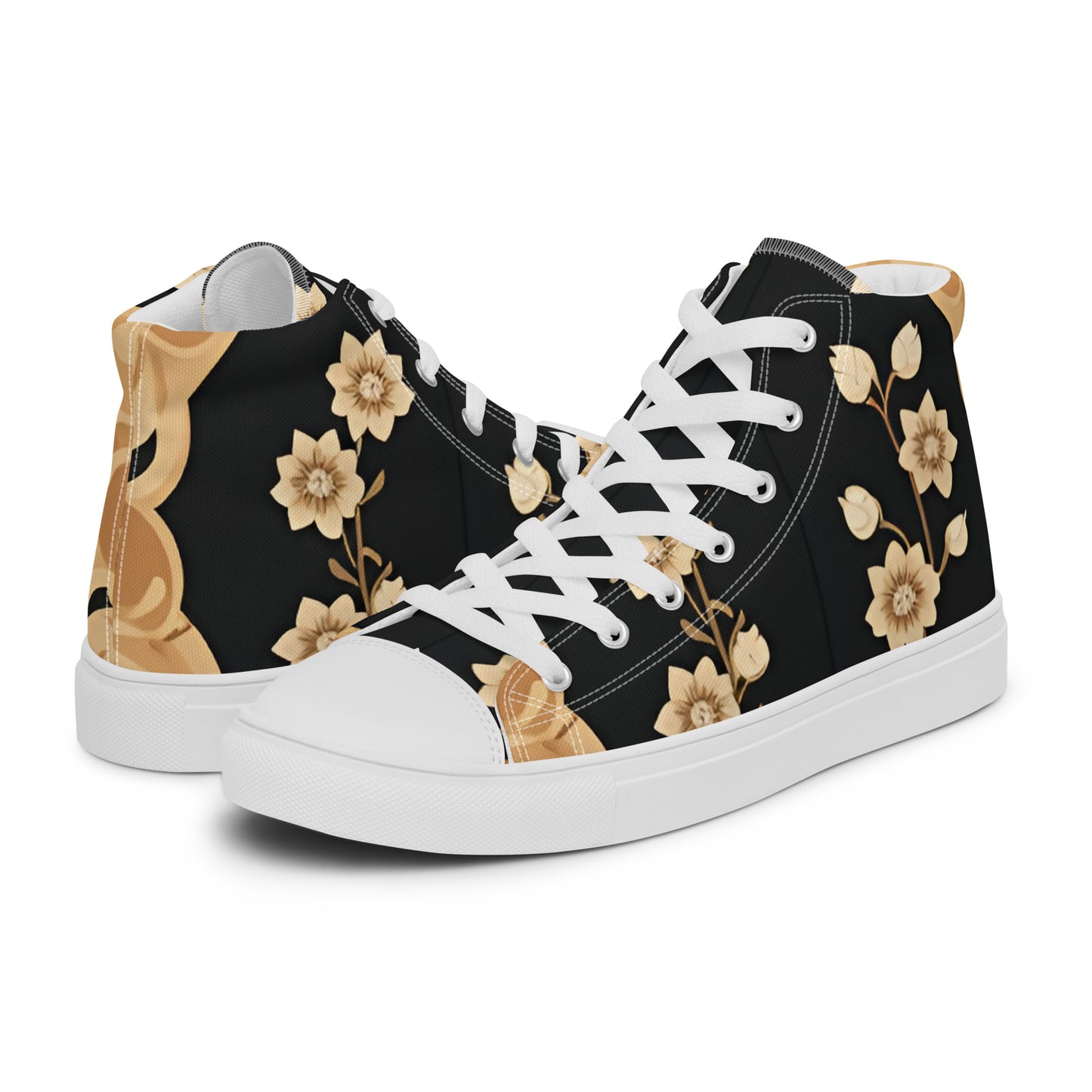 Men’s high top canvas shoes