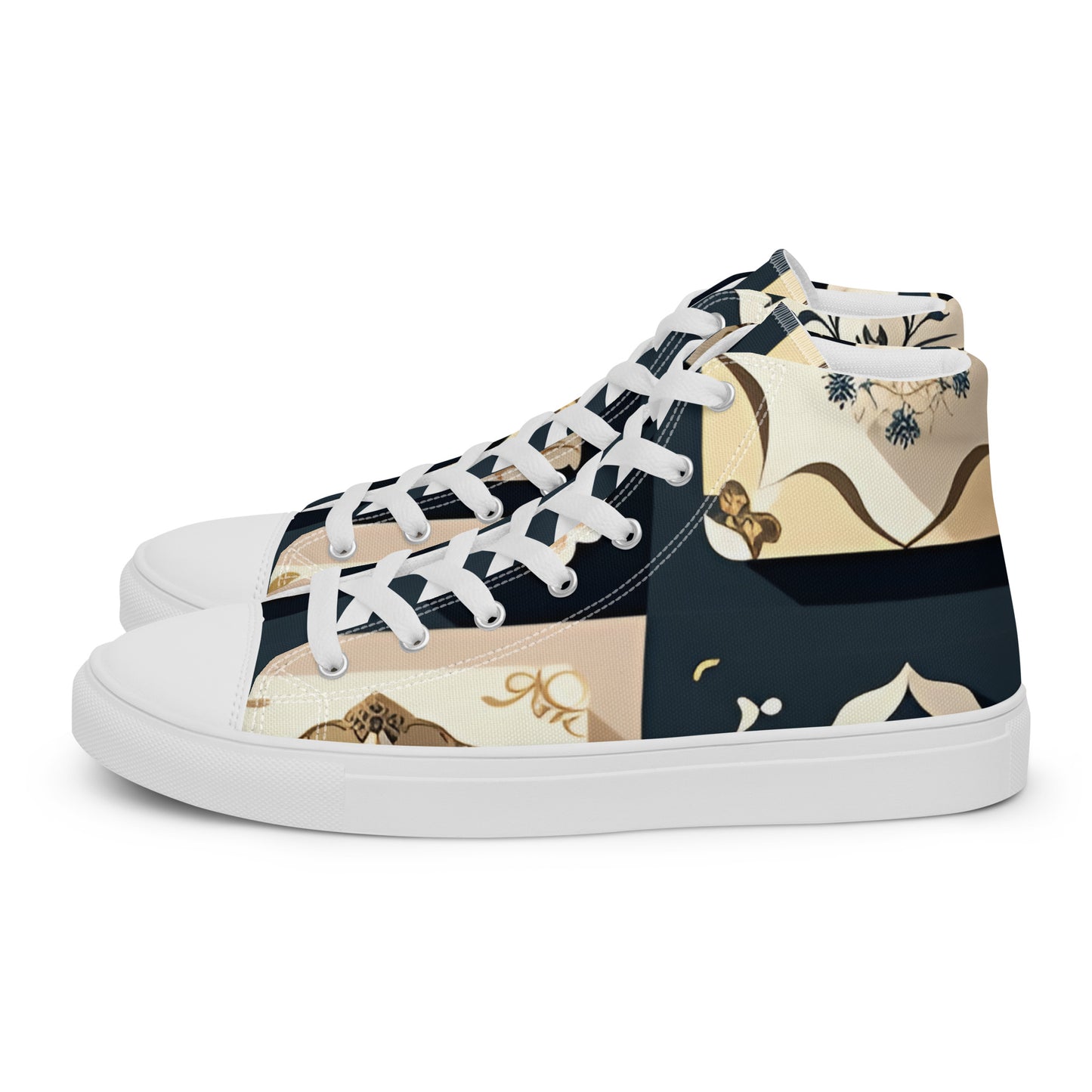 Men’s high top canvas shoes