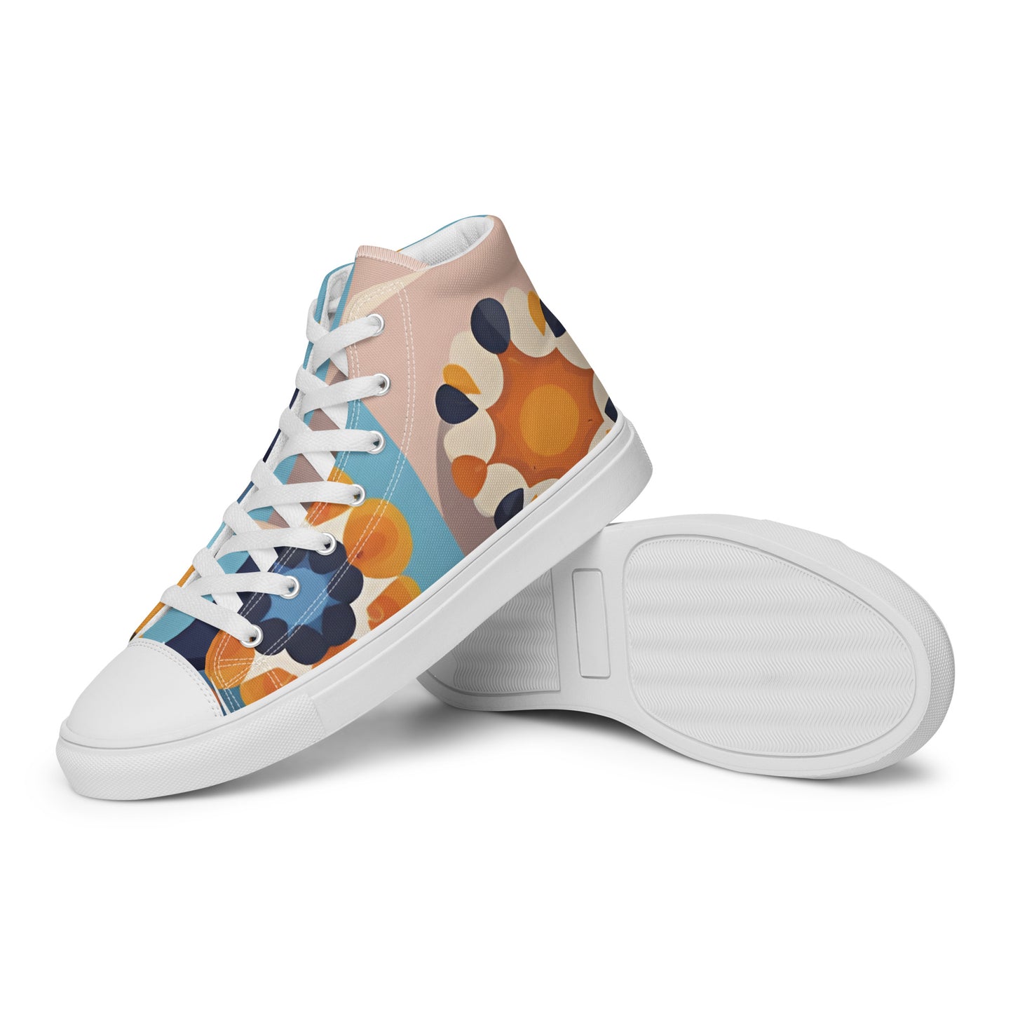 Men’s high top canvas shoes