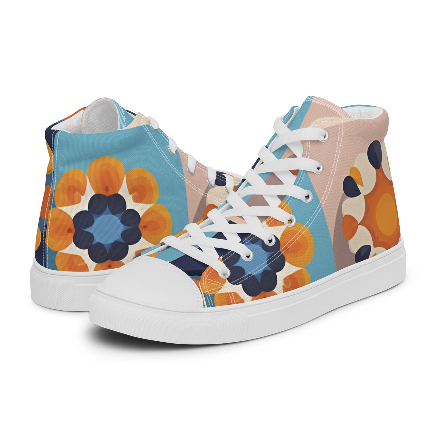 Men’s high top canvas shoes