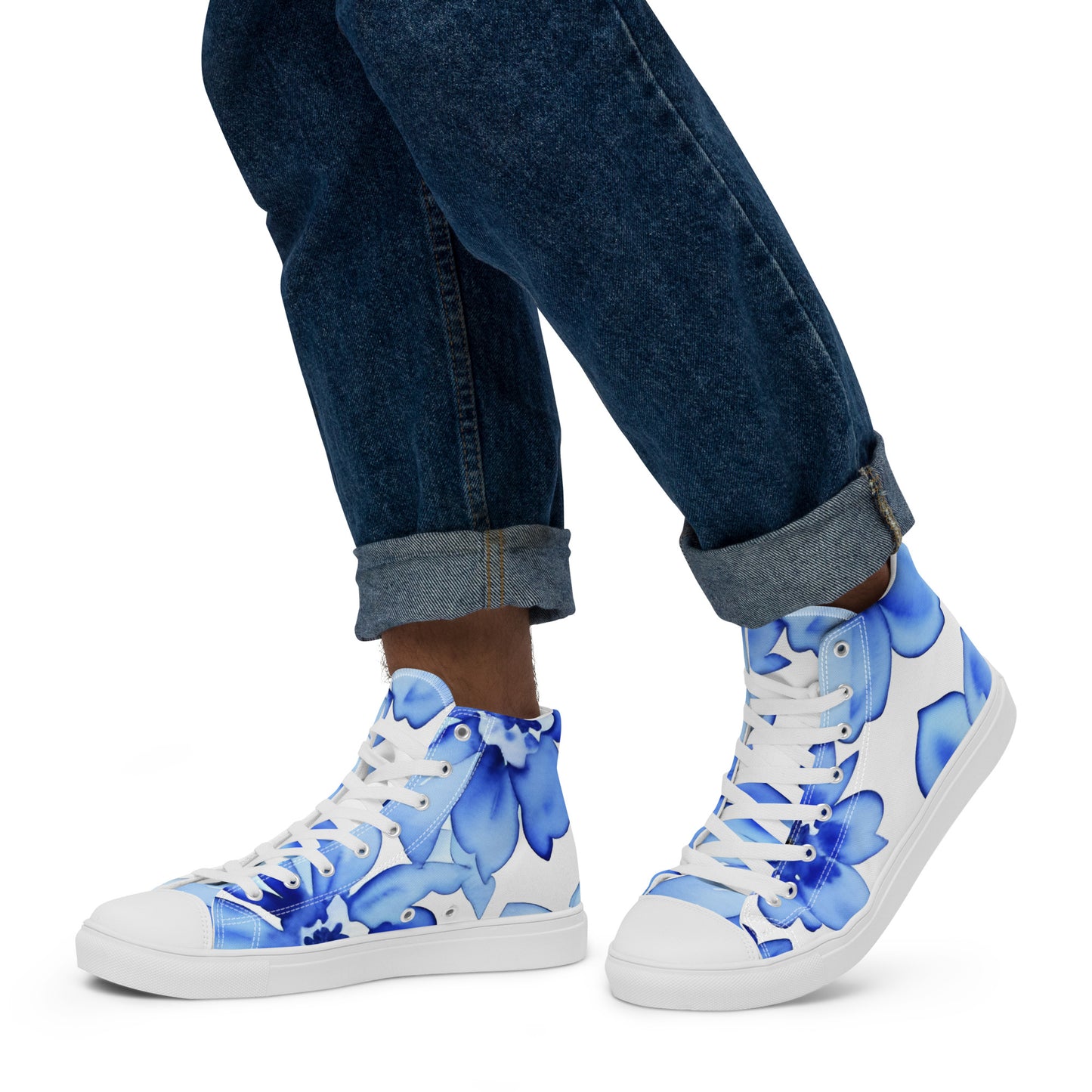 Men’s high top canvas shoes