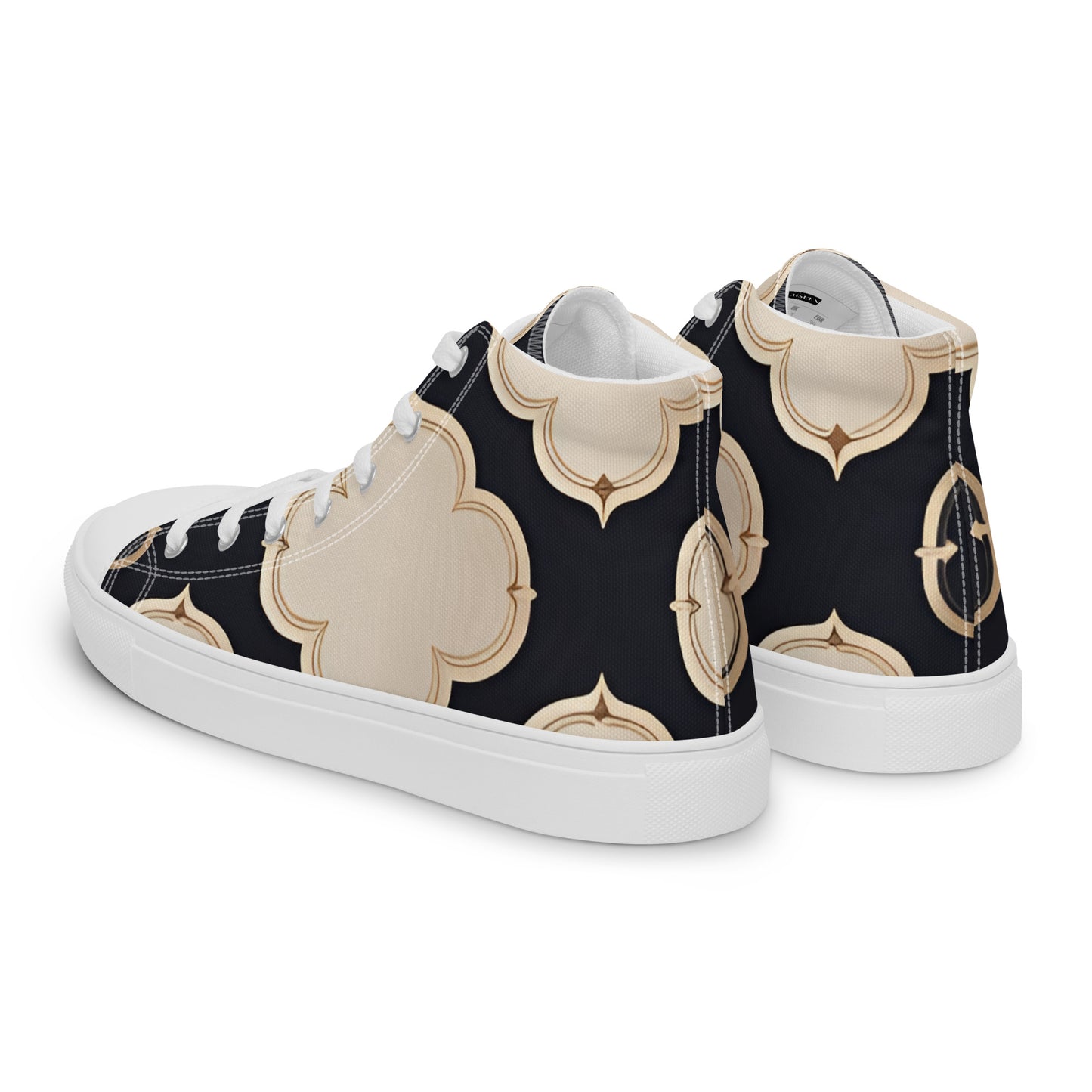 Men’s high top canvas shoes