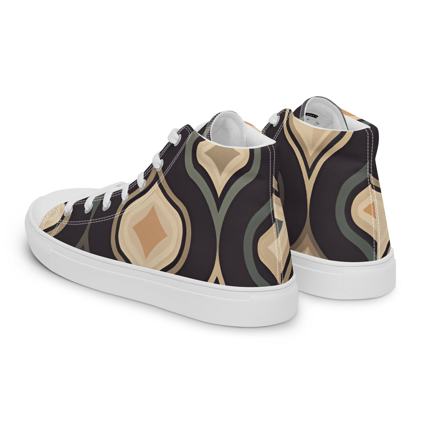 Men’s high top canvas shoes