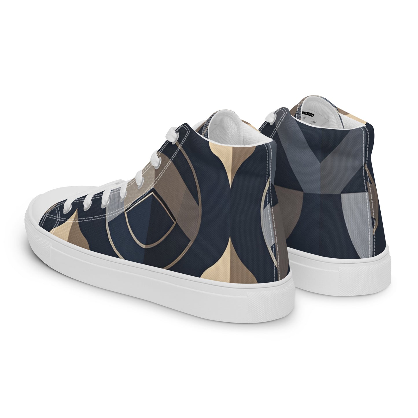 Men’s high top canvas shoes