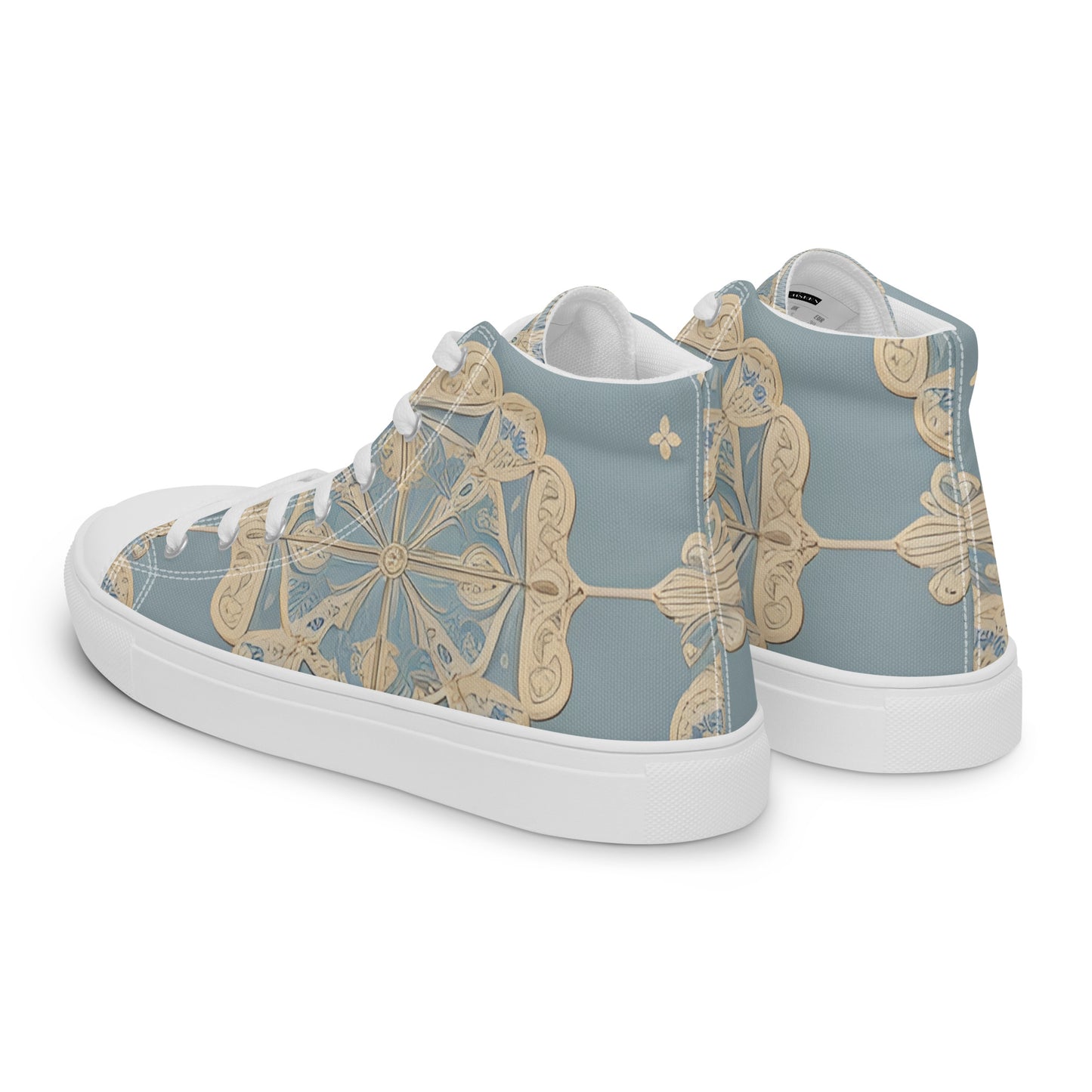 Men’s high top canvas shoes