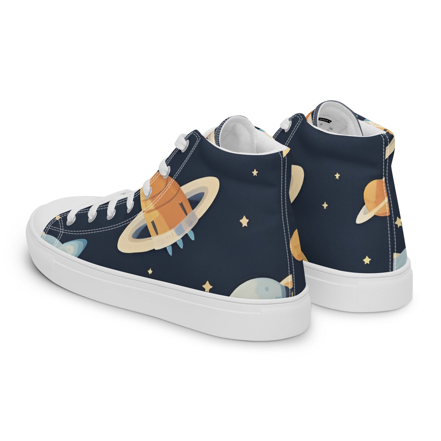 Men’s high top canvas shoes