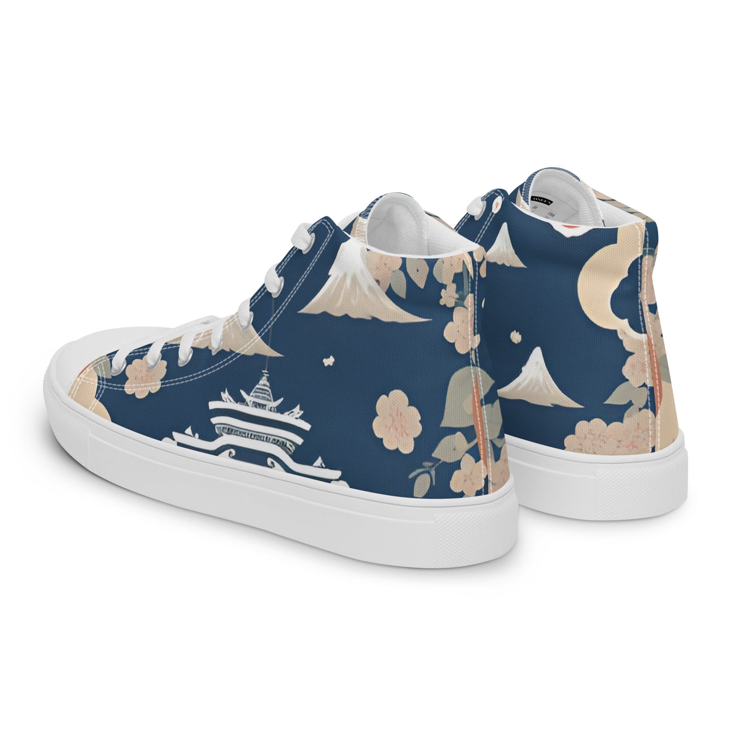 Men’s high top canvas shoes