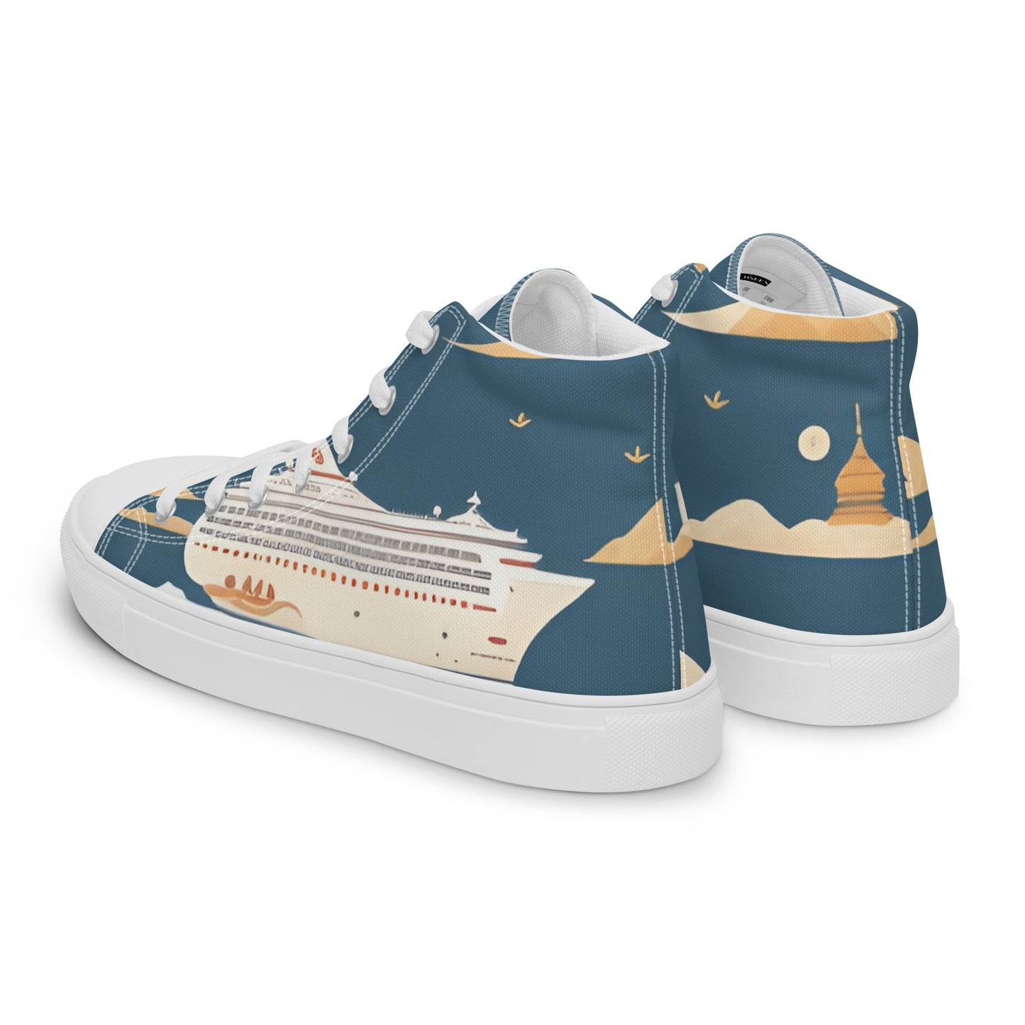 Men’s high top canvas shoes