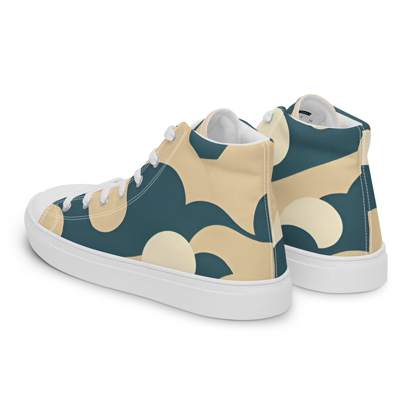 Men’s high top canvas shoes