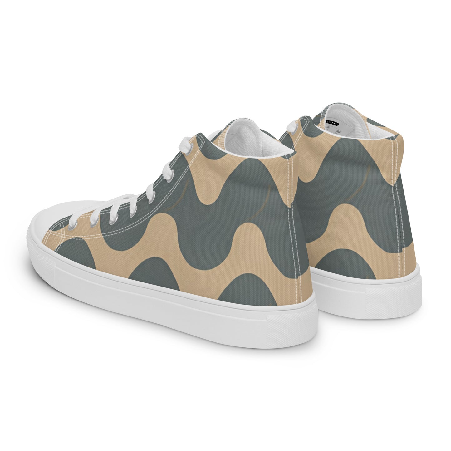 Men’s high top canvas shoes