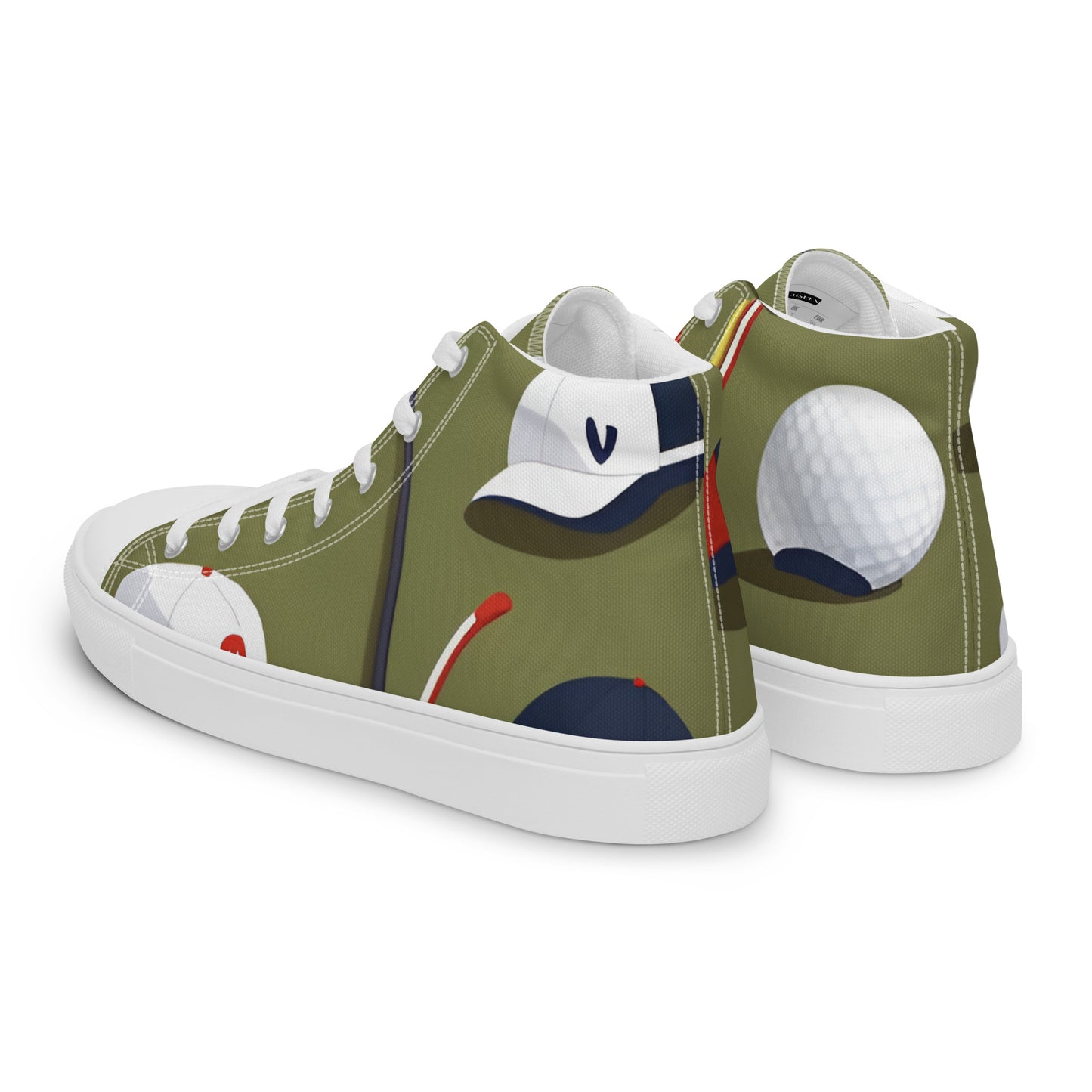 Men’s high top canvas shoes