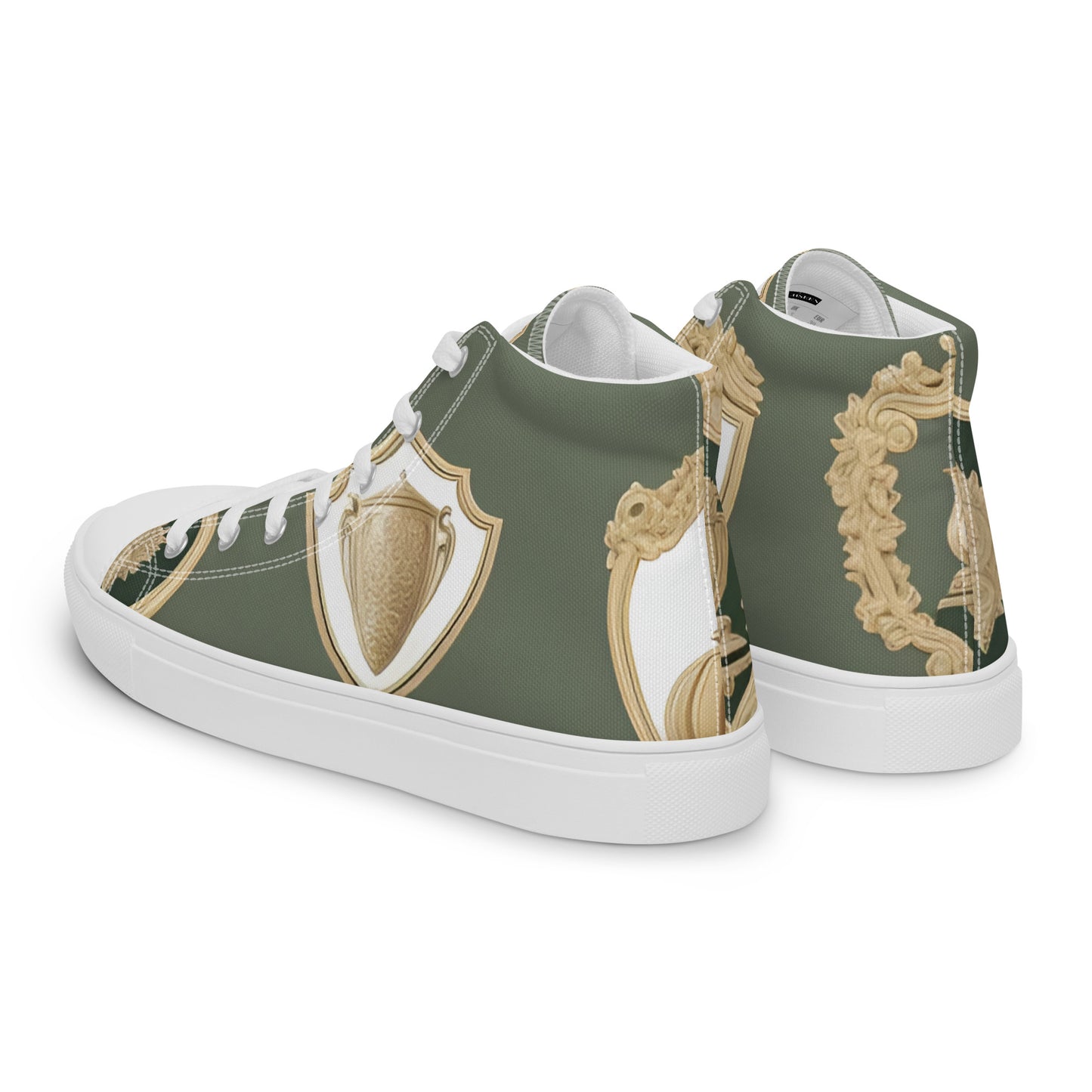 Men’s high top canvas shoes