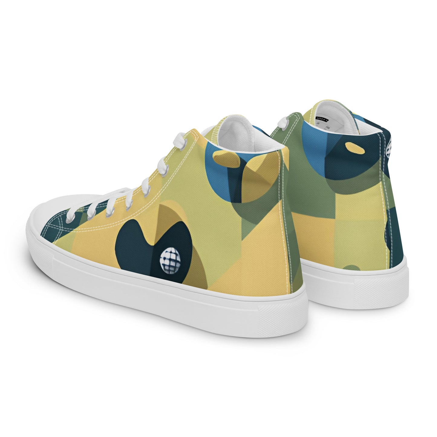 Men’s high top canvas shoes