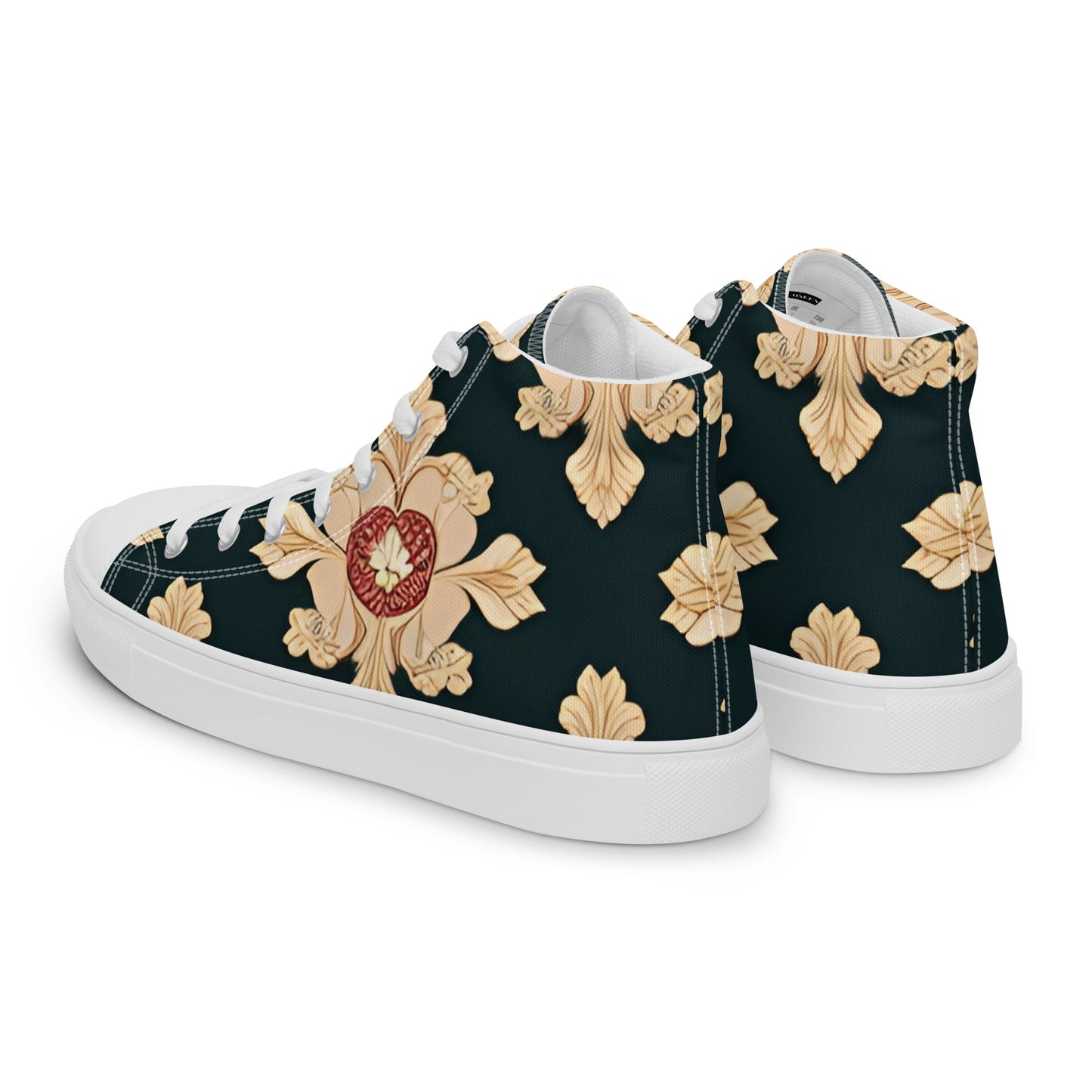 Men’s high top canvas shoes