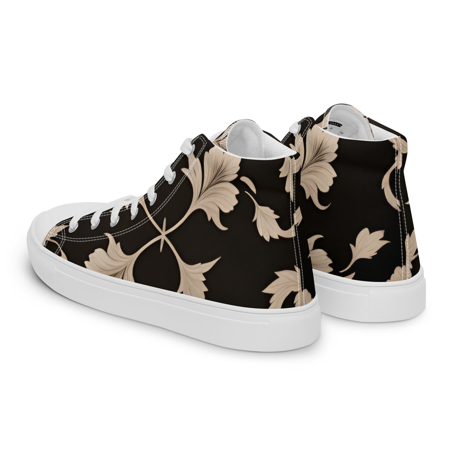 Men’s high top canvas shoes