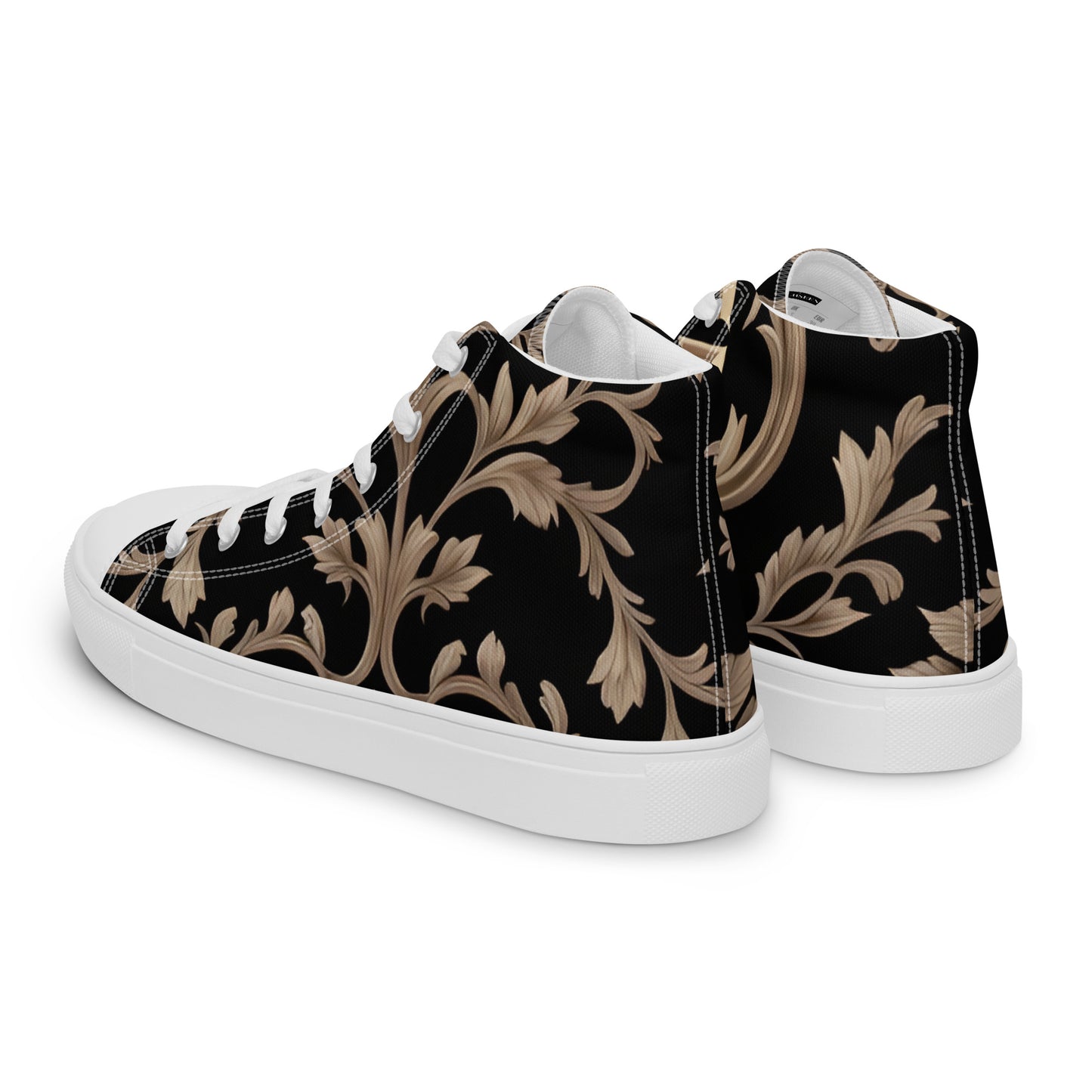 Men’s high top canvas shoes