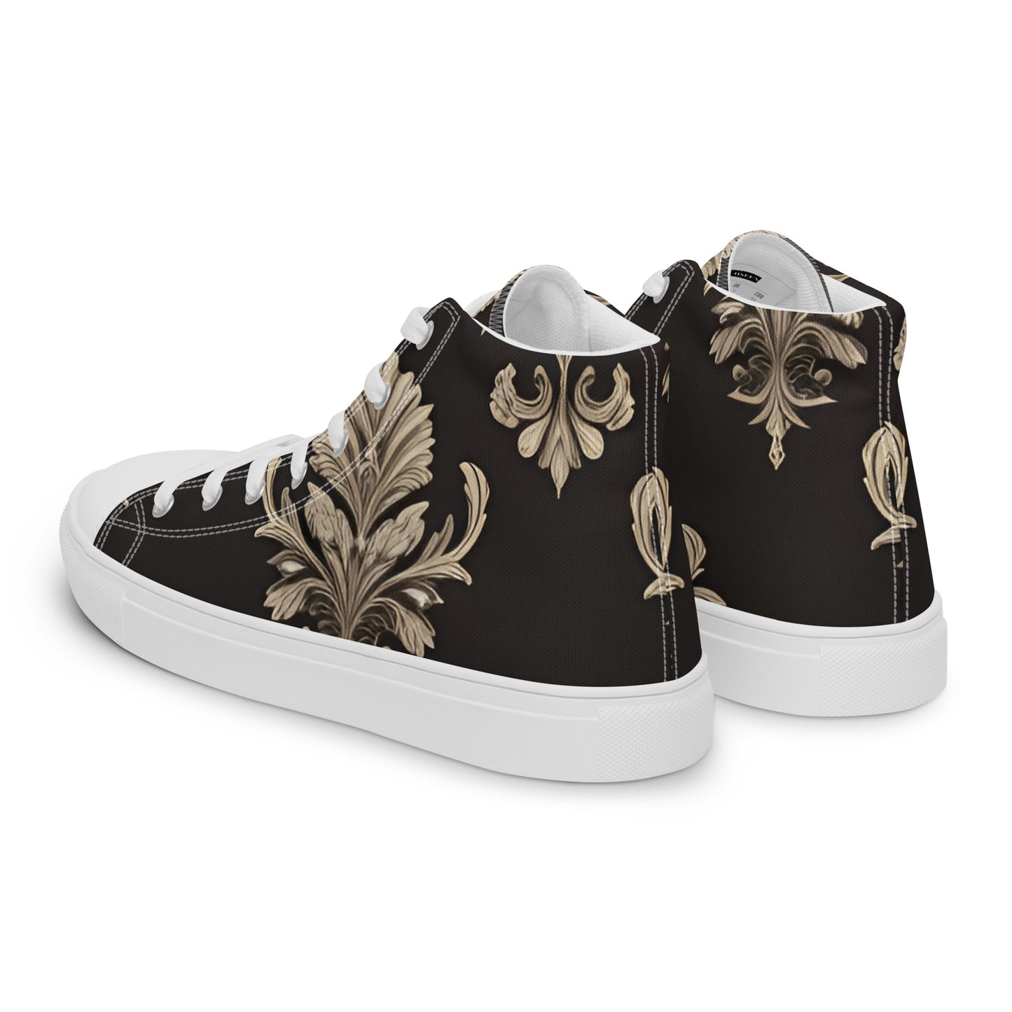 Men’s high top canvas shoes