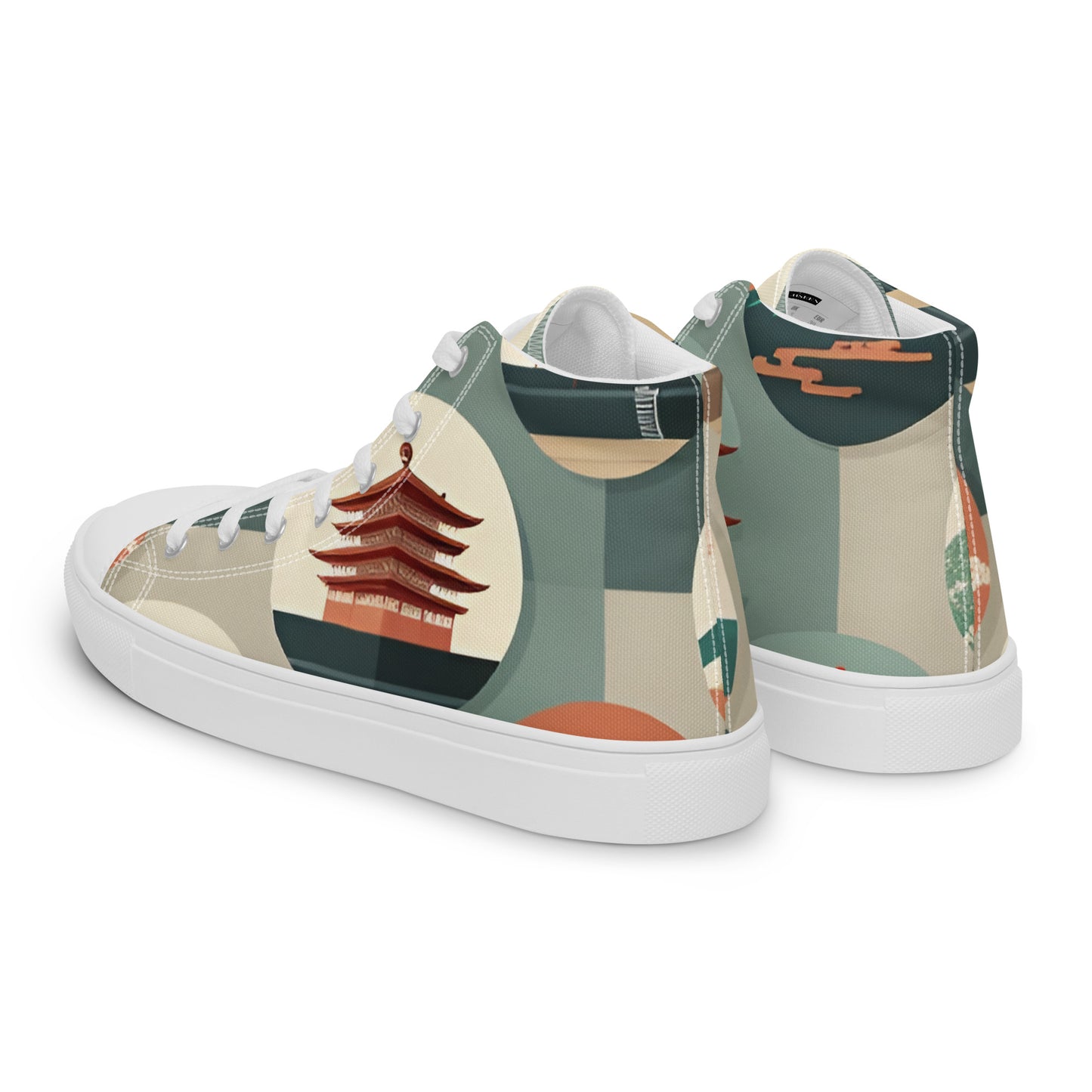 Men’s high top canvas shoes