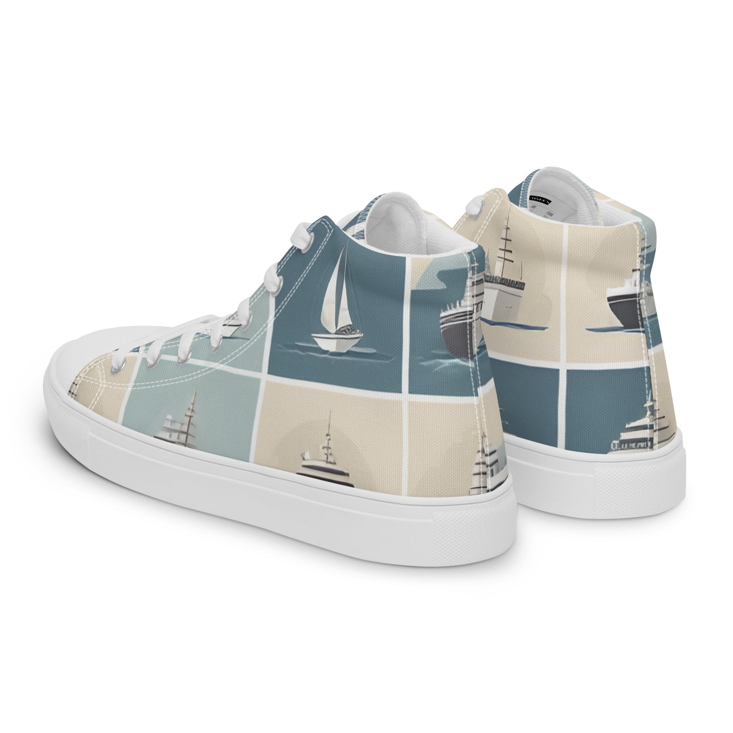 Men’s high top canvas shoes