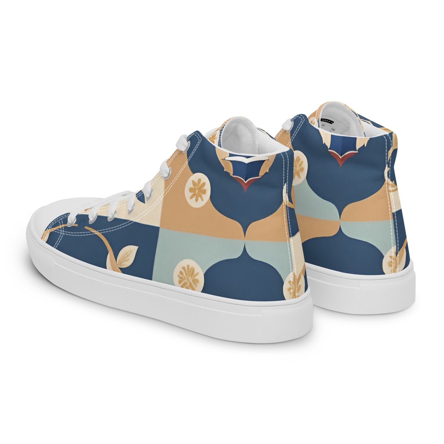 Men’s high top canvas shoes