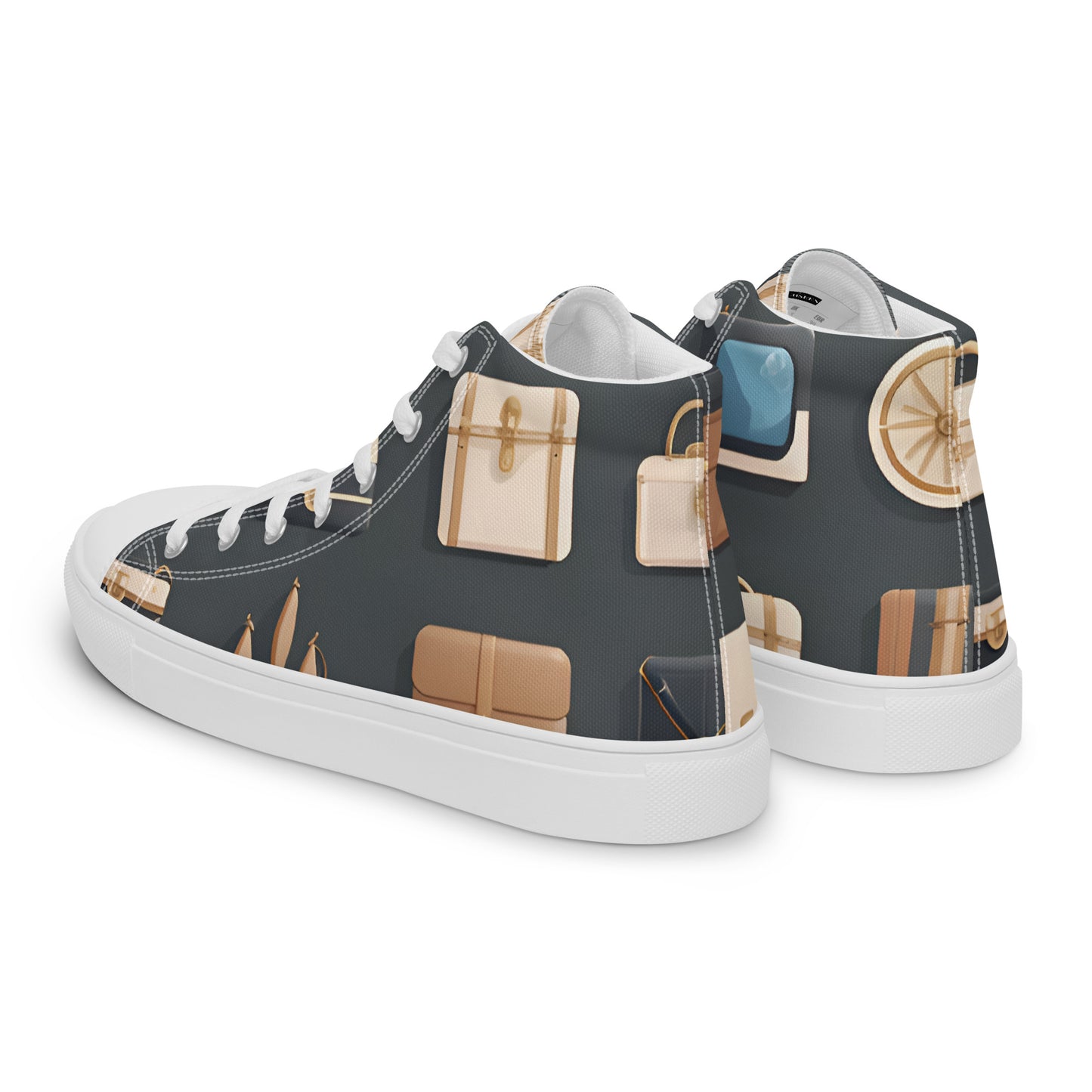 Men’s high top canvas shoes