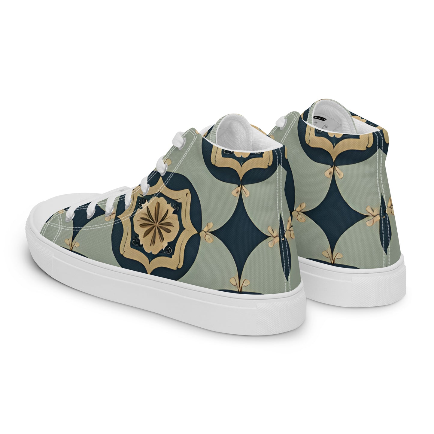 Men’s high top canvas shoes