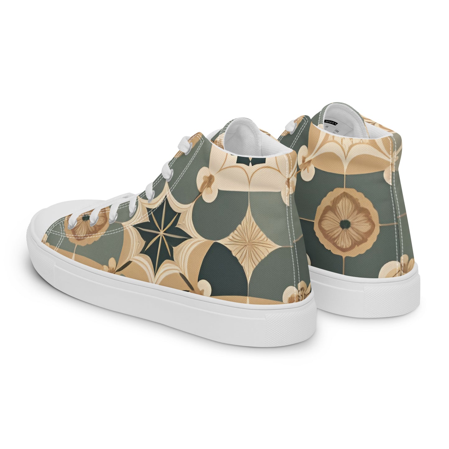 Men’s high top canvas shoes