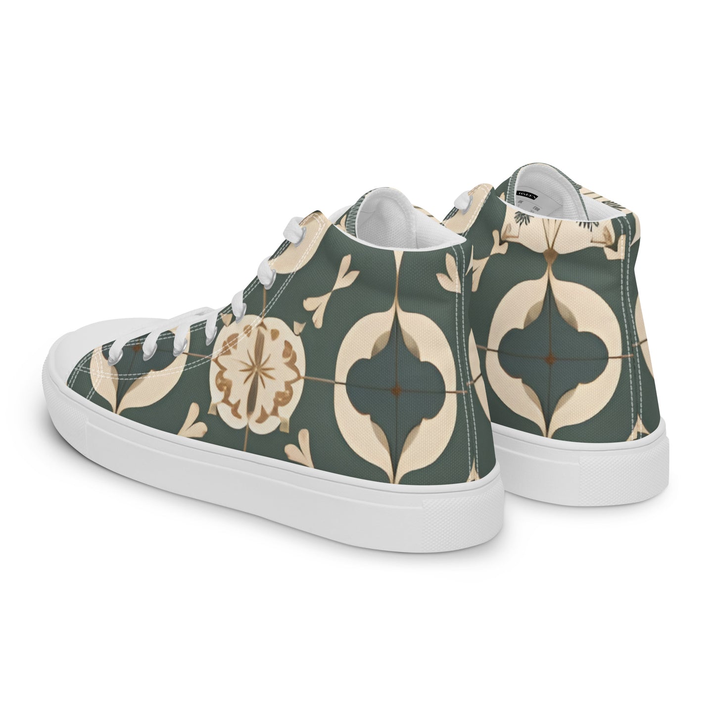 Men’s high top canvas shoes