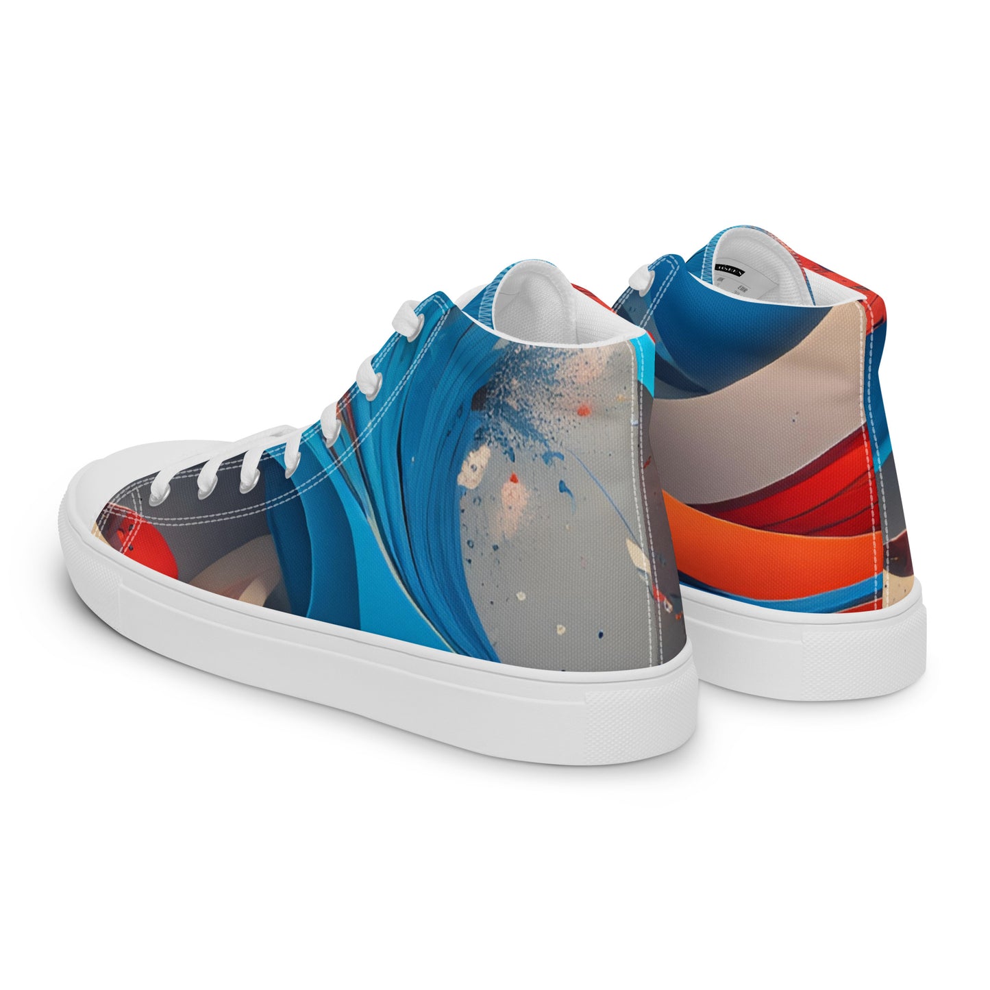 Men’s high top canvas shoes