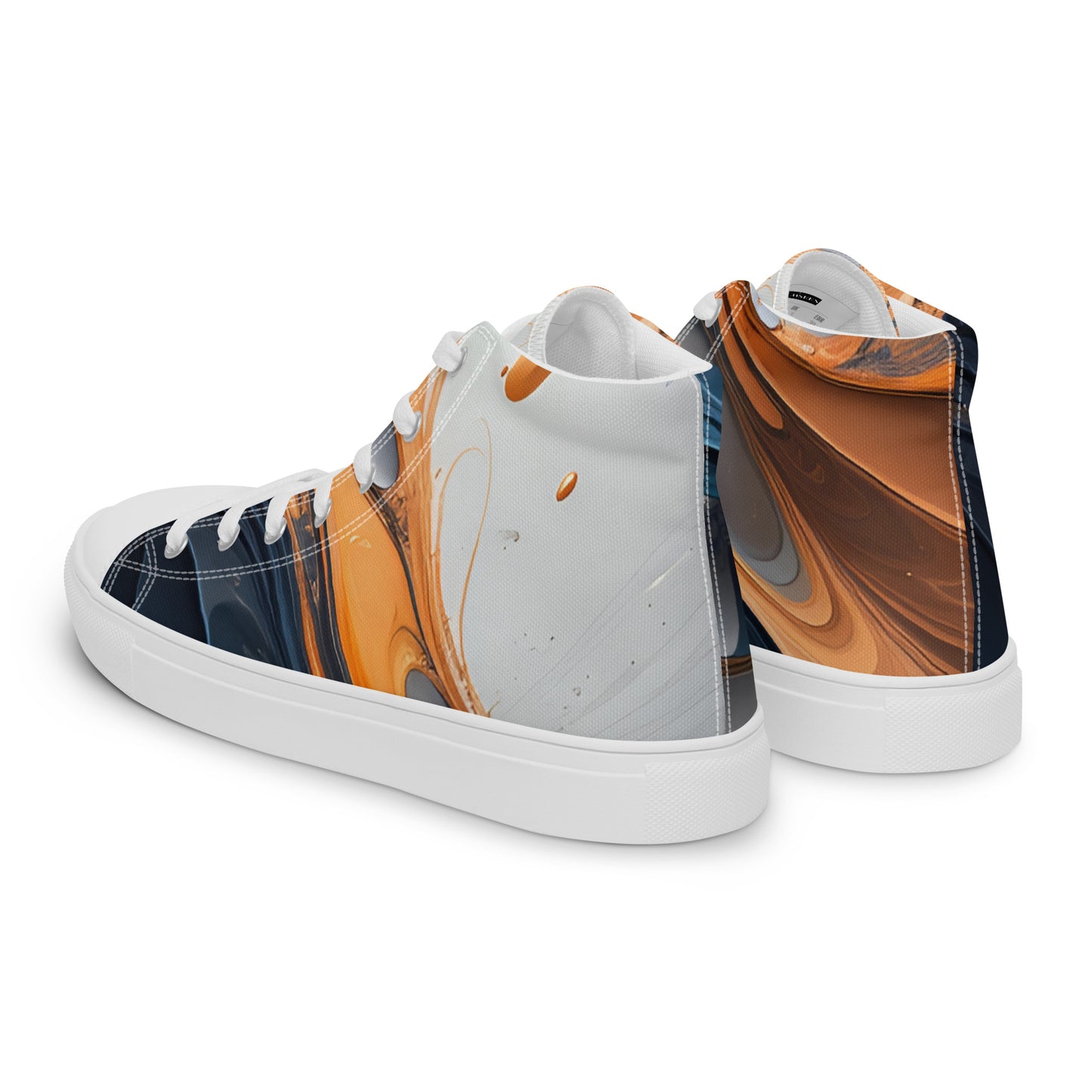 Men’s high top canvas shoes