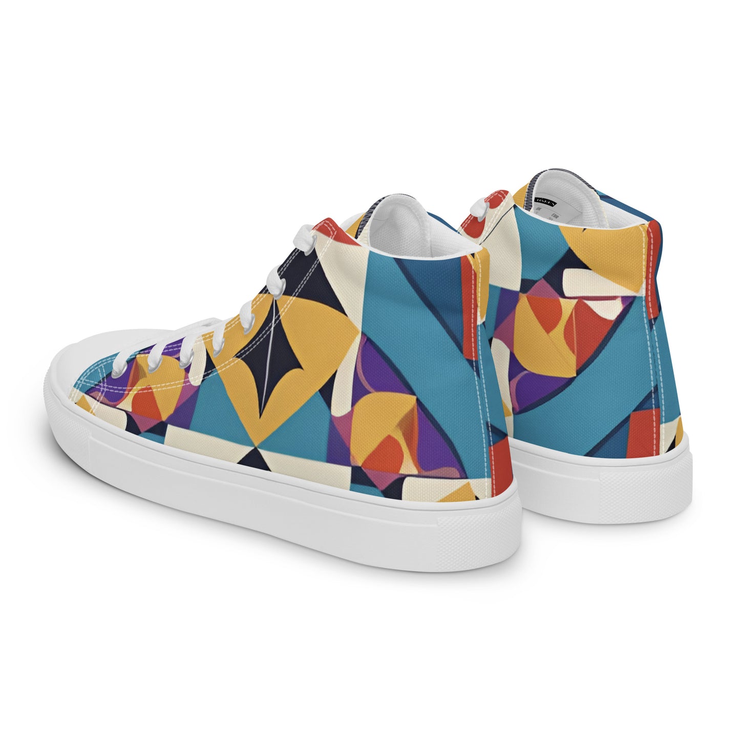 Men’s high top canvas shoes