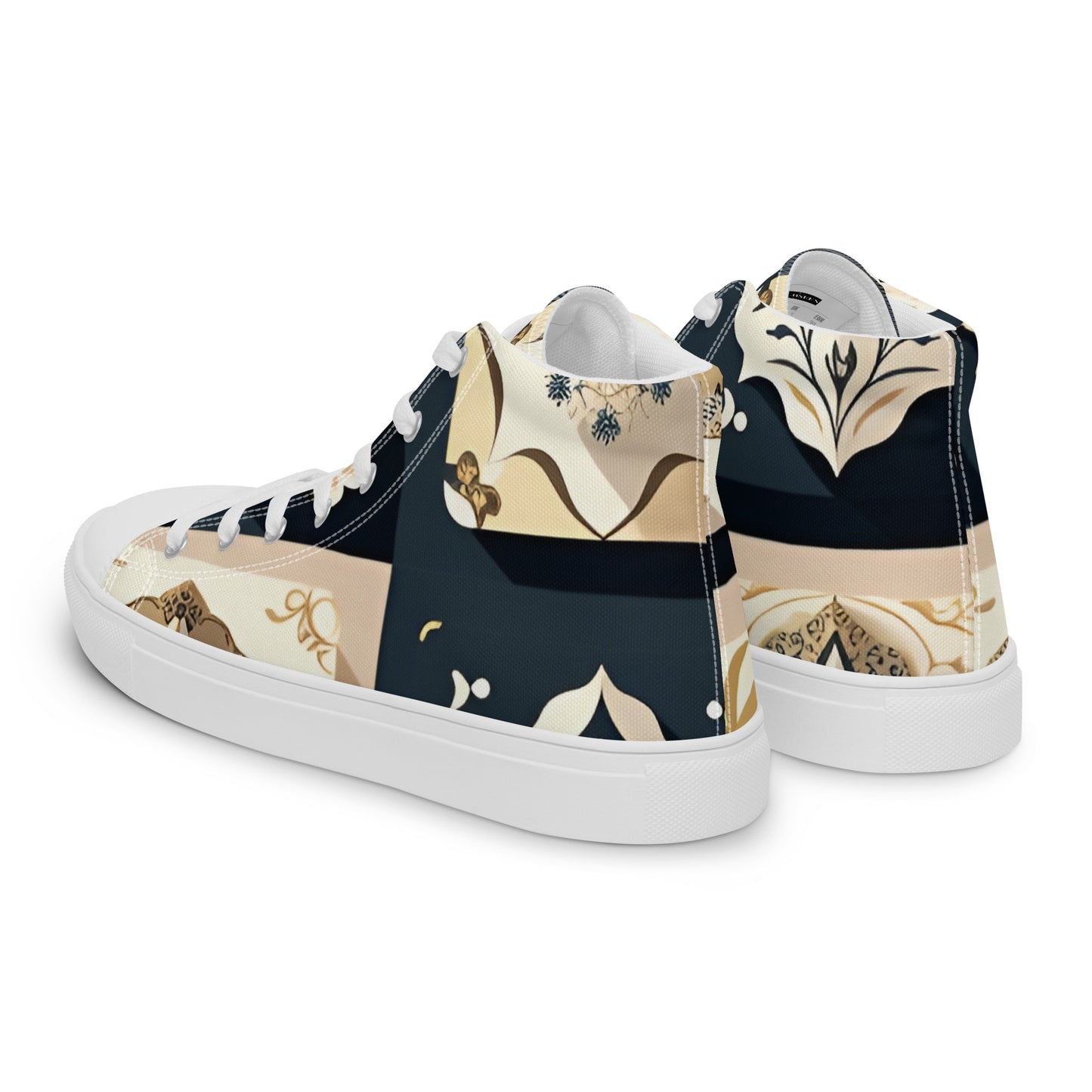 Men’s high top canvas shoes