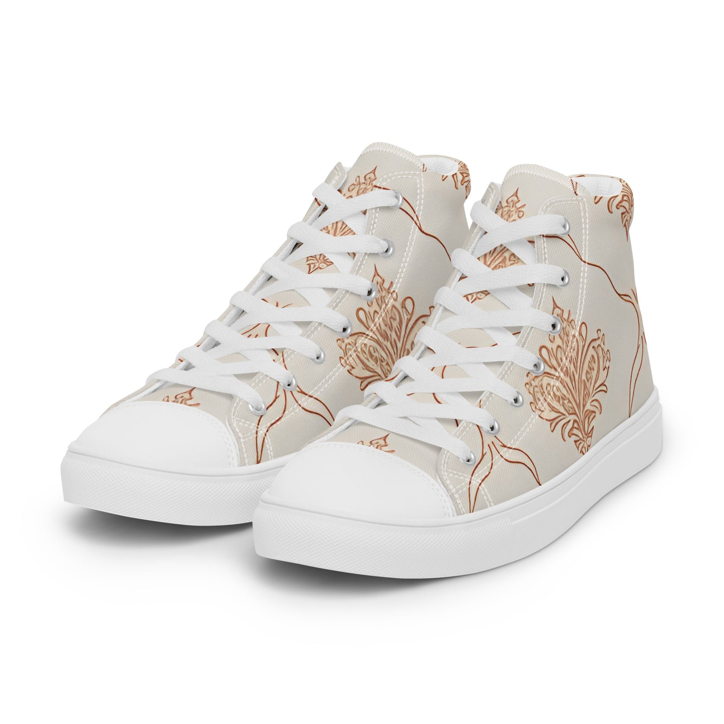 Men’s high top canvas shoes