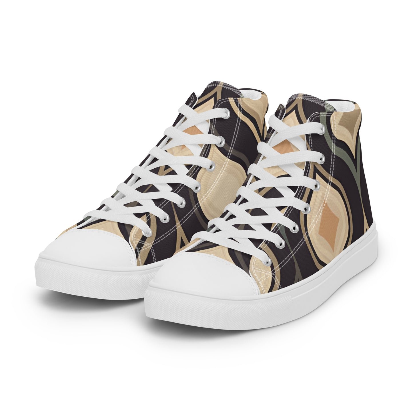 Men’s high top canvas shoes