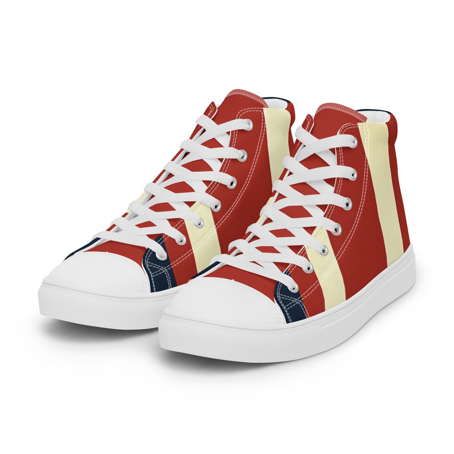 Men’s high top canvas shoes