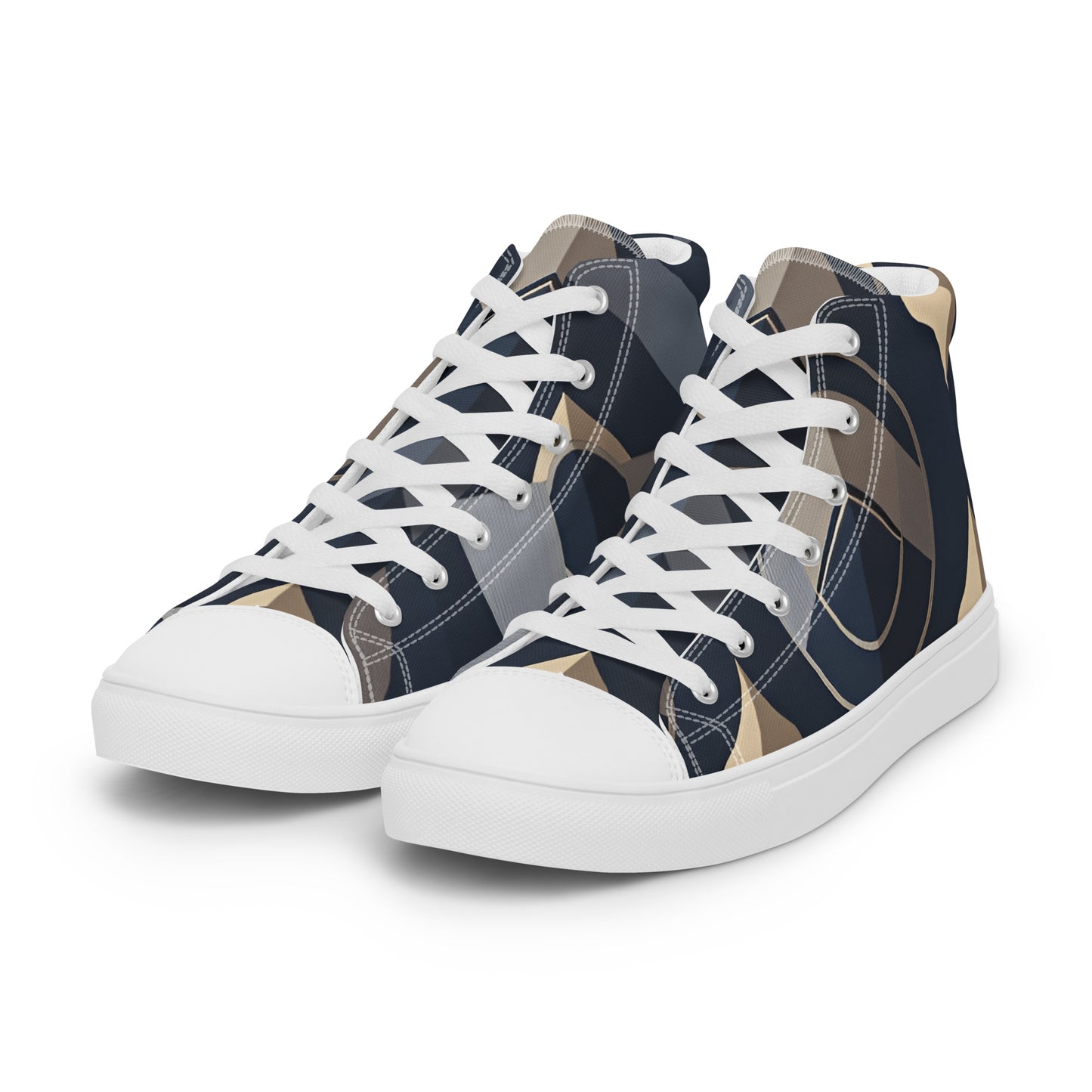 Men’s high top canvas shoes